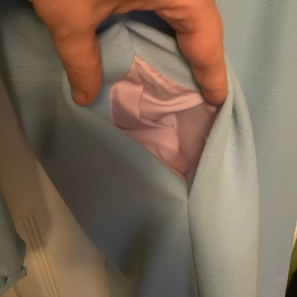 Vintage Rona New York Midi Dress With Bishop Sleeves and Pockets - Picture 8 of 9